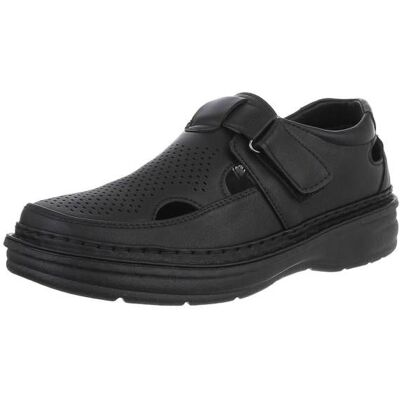 Ital-Design Sandalen für Herren in Schwarz Ital-Design Sandalen für Herren in Schwarz