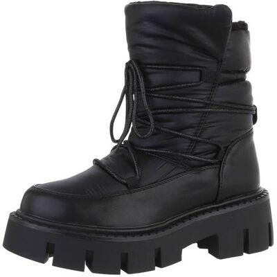 Ital-Design Snowboots für Damen in Schwarz Ital-Design Snowboots für Damen in Schwarz