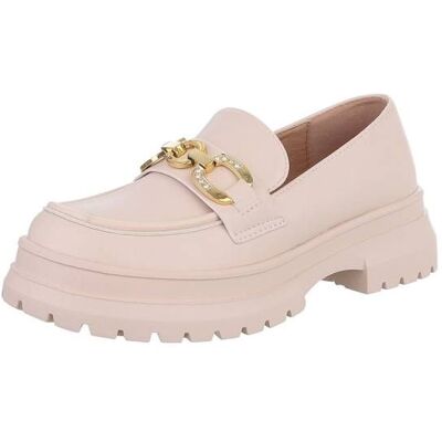 Ital-Design Slipper für Damen in Beige Ital-Design Slipper für Damen in Beige