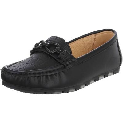 Ital-Design Slipper für Damen in Schwarz Ital-Design Slipper für Damen in Schwarz