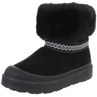 Ital-Design Snowboots für Damen in Schwarz Ital-Design Snowboots für Damen in Schwarz