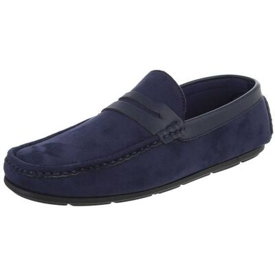 Ital-Design Slipper für Herren in Dunkelblau Ital-Design Slipper für Herren in Dunkelblau