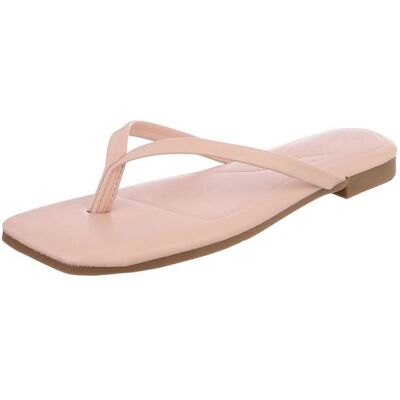Ital-Design Zehentrenner für Damen in Hellrosa Ital-Design Zehentrenner für Damen in Hellrosa
