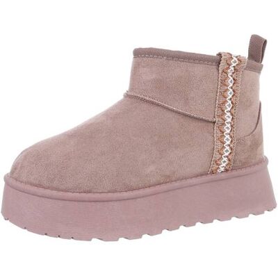 Ital-Design Snowboots für Damen in Hellbraun Ital-Design Snowboots für Damen in Hellbraun