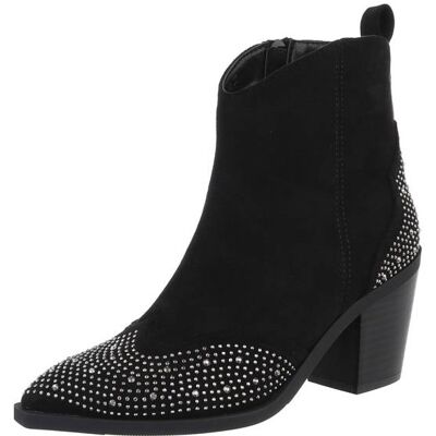 Ital-Design Western- & Bikerboots für Damen in Schwarz Ital-Design Western- & Bikerboots für Damen in Schwarz