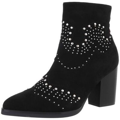 Ital-Design Western- & Bikerboots für Damen in Schwarz Ital-Design Western- & Bikerboots für Damen in Schwarz
