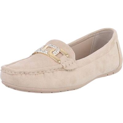 Ital-Design Slipper für Damen in Beige Ital-Design Slipper für Damen in Beige