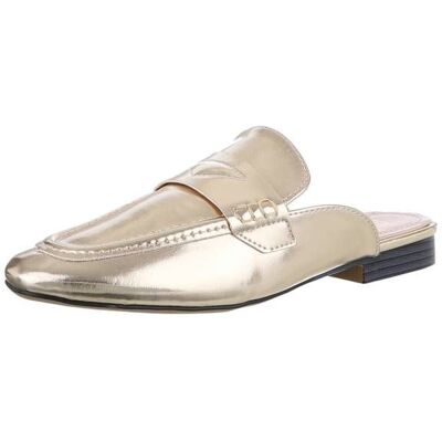 Ital-Design Pantoletten für Damen in Gold Ital-Design Pantoletten für Damen in Gold
