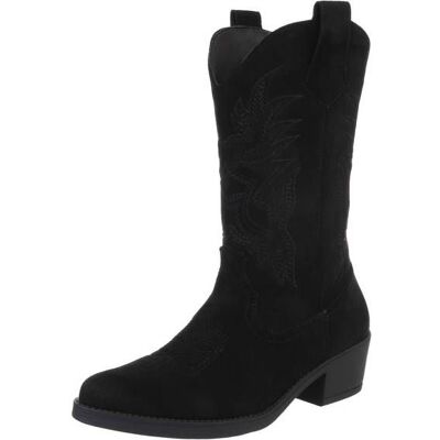 Ital-Design Western- & Bikerstiefel für Damen in Schwarz Ital-Design Western- & Bikerstiefel für Damen in Schwarz