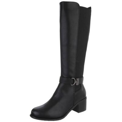 Ital-Design Klassische Stiefel für Damen in Schwarz Ital-Design Klassische Stiefel für Damen in Schwarz