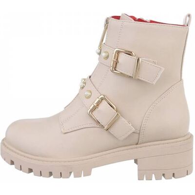 Ital-Design Stiefeletten für Kinder in Beige Ital-Design Stiefeletten für Kinder in Beige