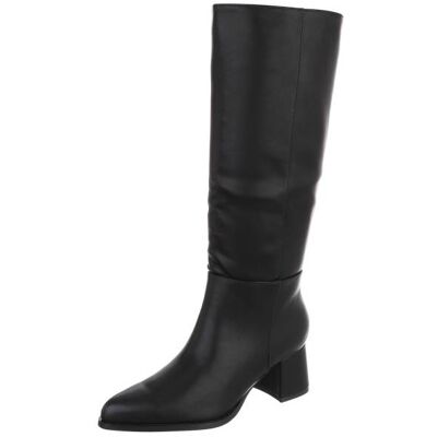 Ital-Design Klassische Stiefel für Damen in Schwarz Ital-Design Klassische Stiefel für Damen in Schwarz