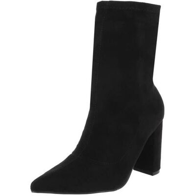 Ital-Design High-Heel Stiefeletten für Damen in Schwarz Ital-Design High-Heel Stiefeletten für Damen in Schwarz
