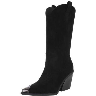 Ital-Design Western- & Bikerstiefel für Damen in Schwarz Ital-Design Western- & Bikerstiefel für Damen in Schwarz