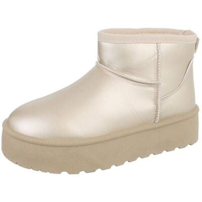 Ital-Design Stiefeletten für Kinder in Gold Ital-Design Stiefeletten für Kinder in Gold