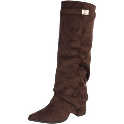 Ital-Design High-Heel Stiefel für Damen in Braun Ital-Design High-Heel Stiefel für Damen in Braun