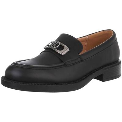 Ital-Design Slipper für Damen in Schwarz Ital-Design Slipper für Damen in Schwarz