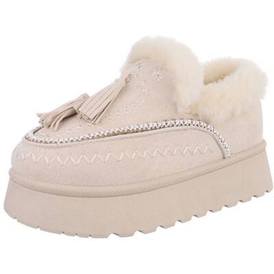 Ital-Design Snowboots für Damen in Beige Ital-Design Snowboots für Damen in Beige