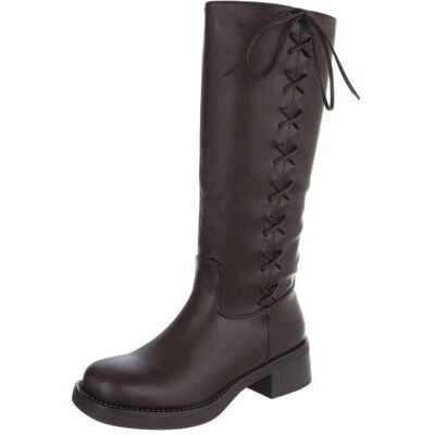 Ital-Design Klassische Stiefel für Damen in Braun Ital-Design Klassische Stiefel für Damen in Braun