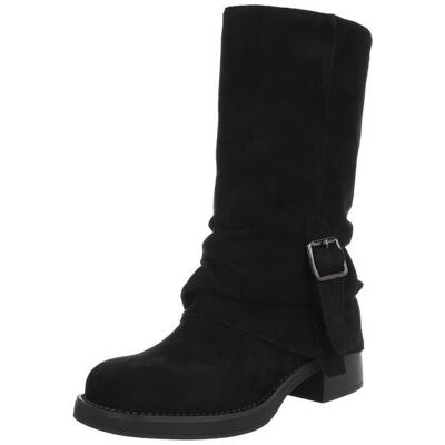 Ital-Design Western- & Bikerstiefel für Damen in Schwarz Ital-Design Western- & Bikerstiefel für Damen in Schwarz