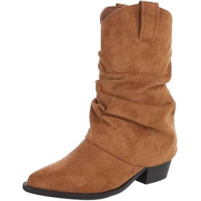 Ital-Design Western- & Bikerboots für Damen in Camel Ital-Design Western- & Bikerboots für Damen in Camel