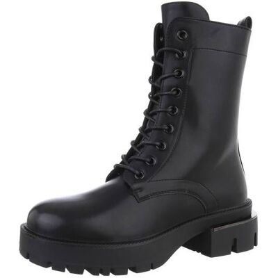 Ital-Design Western- & Bikerboots für Damen in Schwarz Ital-Design Western- & Bikerboots für Damen in Schwarz