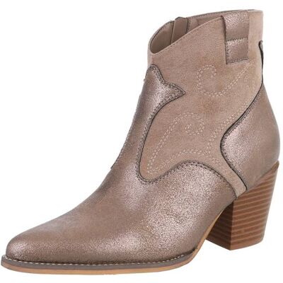 Ital-Design Western- & Bikerboots für Damen in Hellbraun Ital-Design Western- & Bikerboots für Damen in Hellbraun