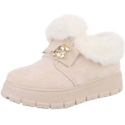 Ital-Design Snowboots für Damen in Beige Ital-Design Snowboots für Damen in Beige