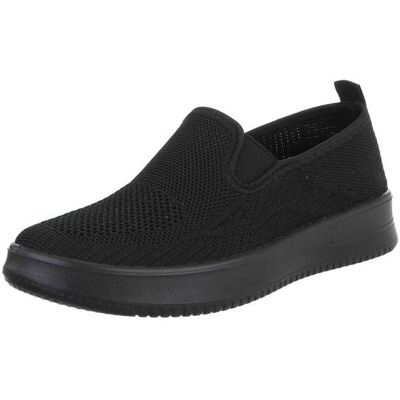 Ital-Design Mokassins für Damen in Schwarz Ital-Design Mokassins für Damen in Schwarz