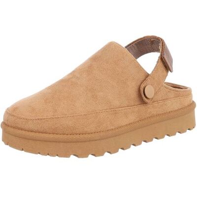 Ital-Design Hausschuhe für Damen in Camel Ital-Design Hausschuhe für Damen in Camel