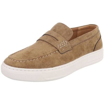 Ital-Design Slipper für Herren in Hellbraun Ital-Design Slipper für Herren in Hellbraun