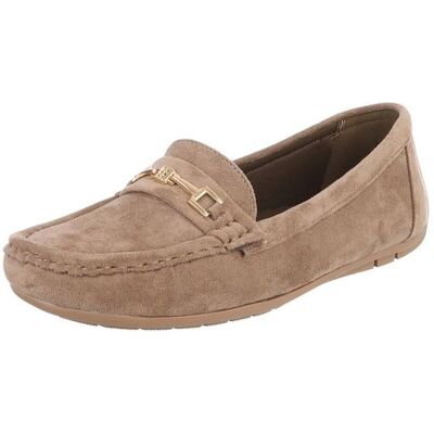 Ital-Design Slipper für Damen in Hellbraun Ital-Design Slipper für Damen in Hellbraun