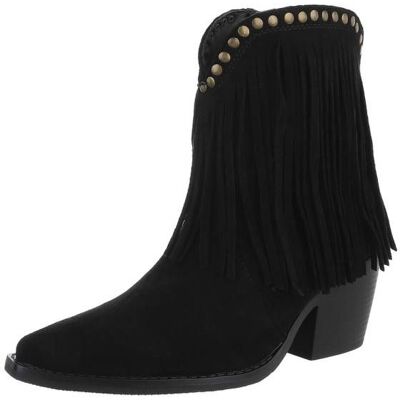 Ital-Design Western- & Bikerboots für Damen in Schwarz Ital-Design Western- & Bikerboots für Damen in Schwarz