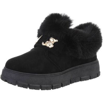 Ital-Design Snowboots für Damen in Schwarz Ital-Design Snowboots für Damen in Schwarz