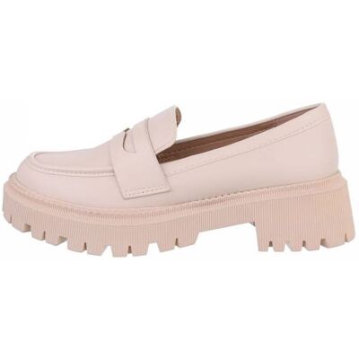 Ital-Design Mokassins für Damen in Beige Ital-Design Mokassins für Damen in Beige
