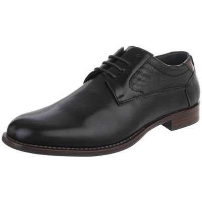 Ital-Design Schnürer für Herren in Schwarz Ital-Design Schnürer für Herren in Schwarz