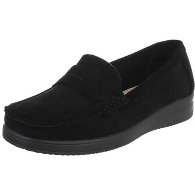 Ital-Design Slipper für Damen in Schwarz Ital-Design Slipper für Damen in Schwarz