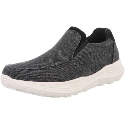 Ital-Design Sneakers für Herren in Schwarz und Grau Ital-Design Sneakers für Herren in Schwarz und Grau