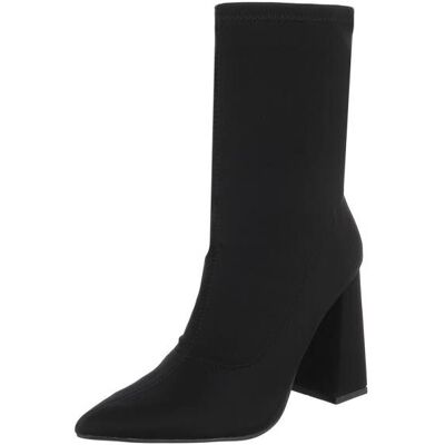 Ital-Design High-Heel Stiefeletten für Damen in Schwarz Ital-Design High-Heel Stiefeletten für Damen in Schwarz