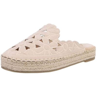 Ital-Design Pantoletten für Damen in Beige Ital-Design Pantoletten für Damen in Beige