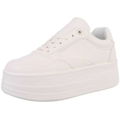 Ital-Design Sneakers Low für Damen in Beige Ital-Design Sneakers Low für Damen in Beige