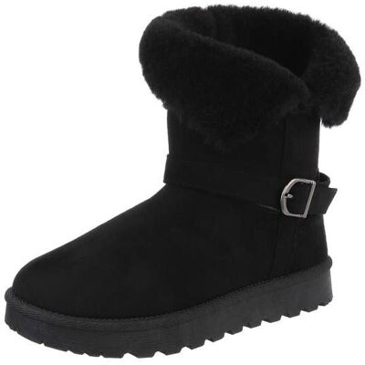 Ital-Design Snowboots für Damen in Schwarz Ital-Design Snowboots für Damen in Schwarz