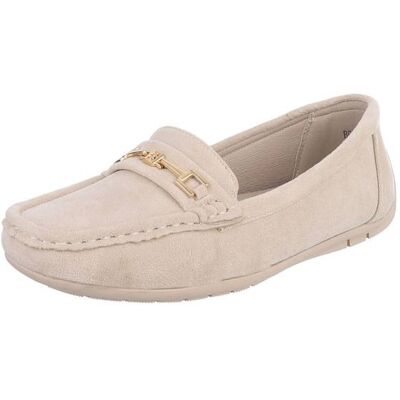 Ital-Design Slipper für Damen in Beige Ital-Design Slipper für Damen in Beige