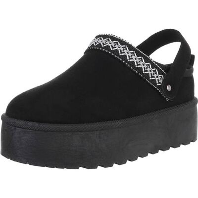 Ital-Design Snowboots für Damen in Schwarz Ital-Design Snowboots für Damen in Schwarz