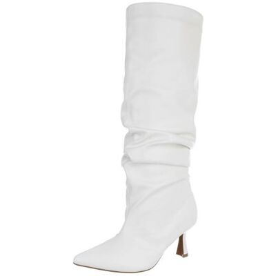 Ital-Design Klassische Stiefel für Damen in Weiß Ital-Design Klassische Stiefel für Damen in Weiß