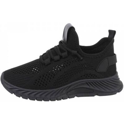 Ital-Design Sneakers Low für Damen in Schwarz Ital-Design Sneakers Low für Damen in Schwarz