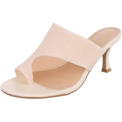 Ital-Design Zehentrenner für Damen in Beige Ital-Design Zehentrenner für Damen in Beige