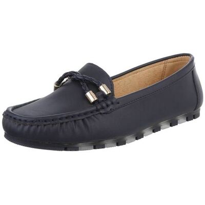 Ital-Design Slipper für Damen in Dunkelblau Ital-Design Slipper für Damen in Dunkelblau