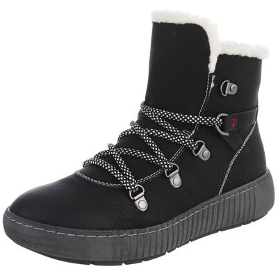 Ital-Design Snowboots für Damen in Schwarz Ital-Design Snowboots für Damen in Schwarz