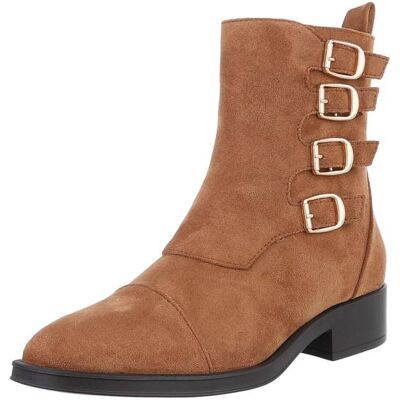 Ital-Design Flache Stiefeletten für Damen in Camel Ital-Design Flache Stiefeletten für Damen in Camel